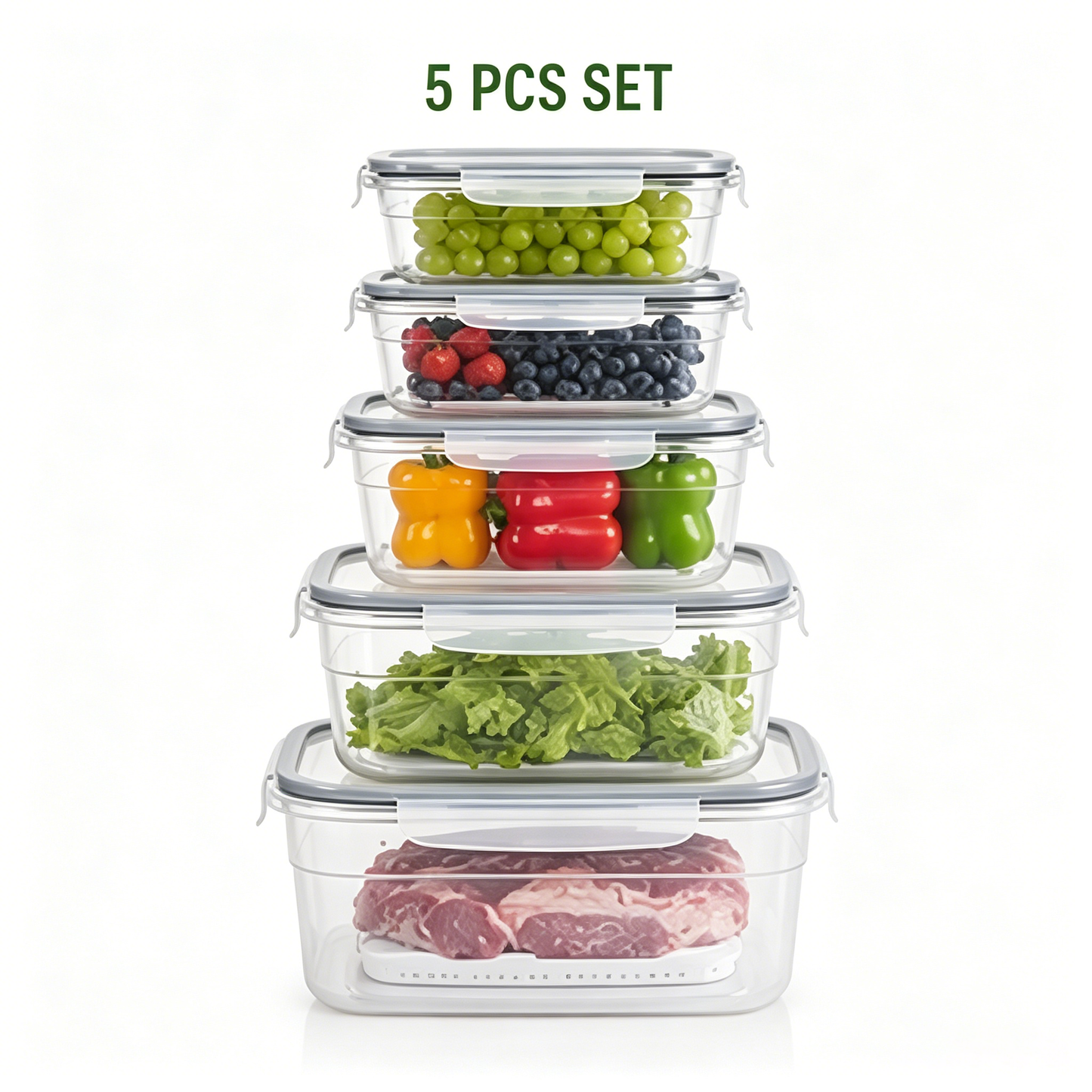 š„New Arrivals Now Selling Fastš„5 Pack Fridge Organizers and Storage