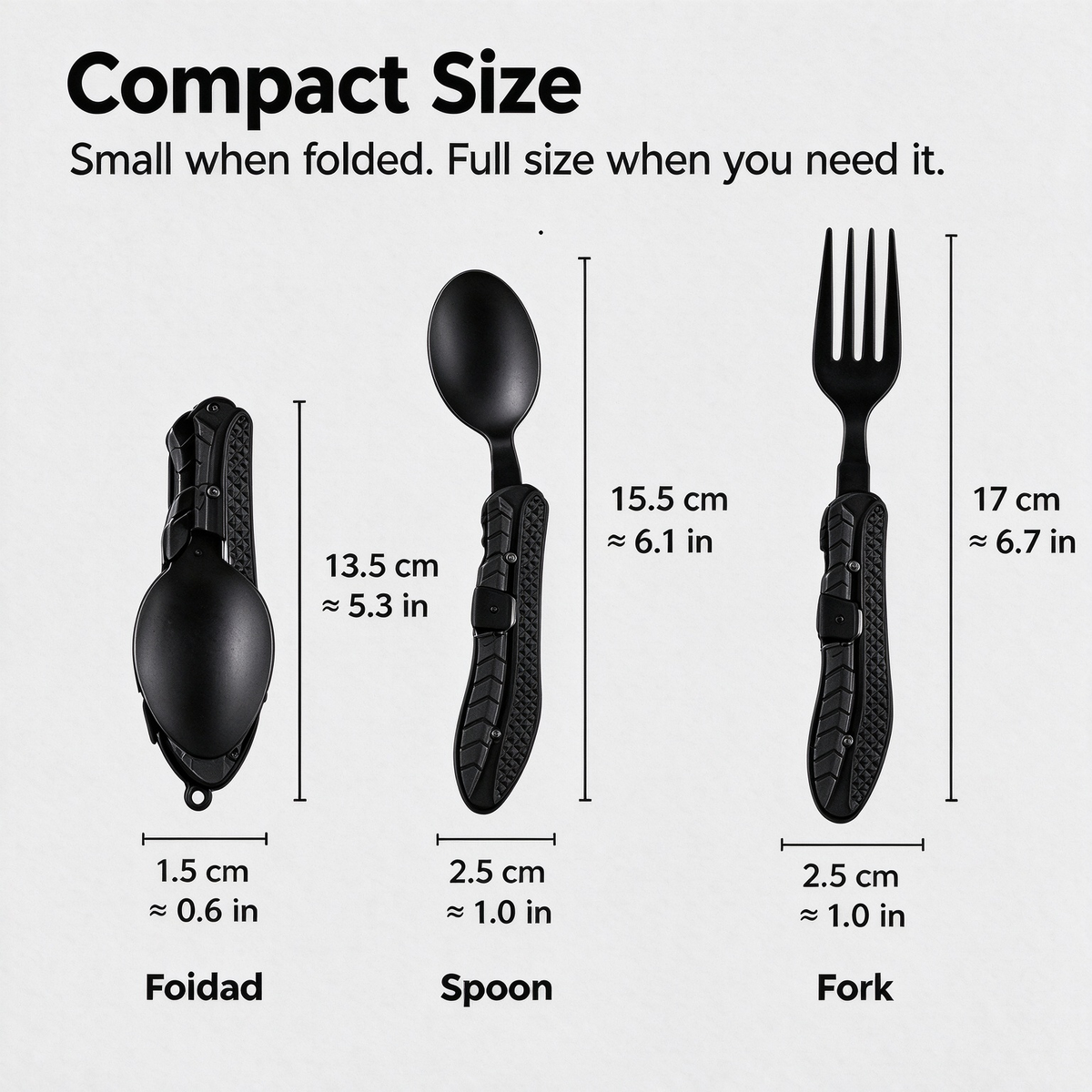 Multifunctional Folding Fork & Spoon Set
