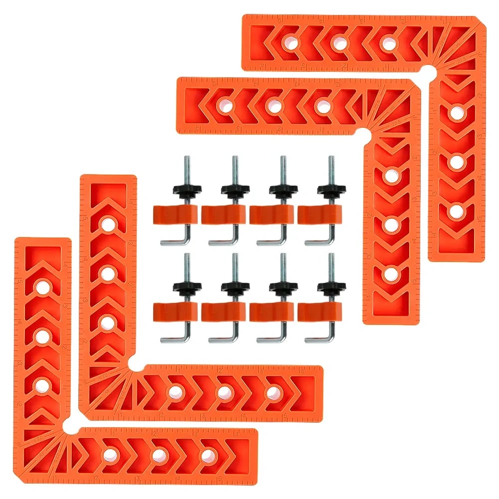 ๐ง 4PCS Right Angle Clamp Kit ๐ Perfect Corner Alignment Tool