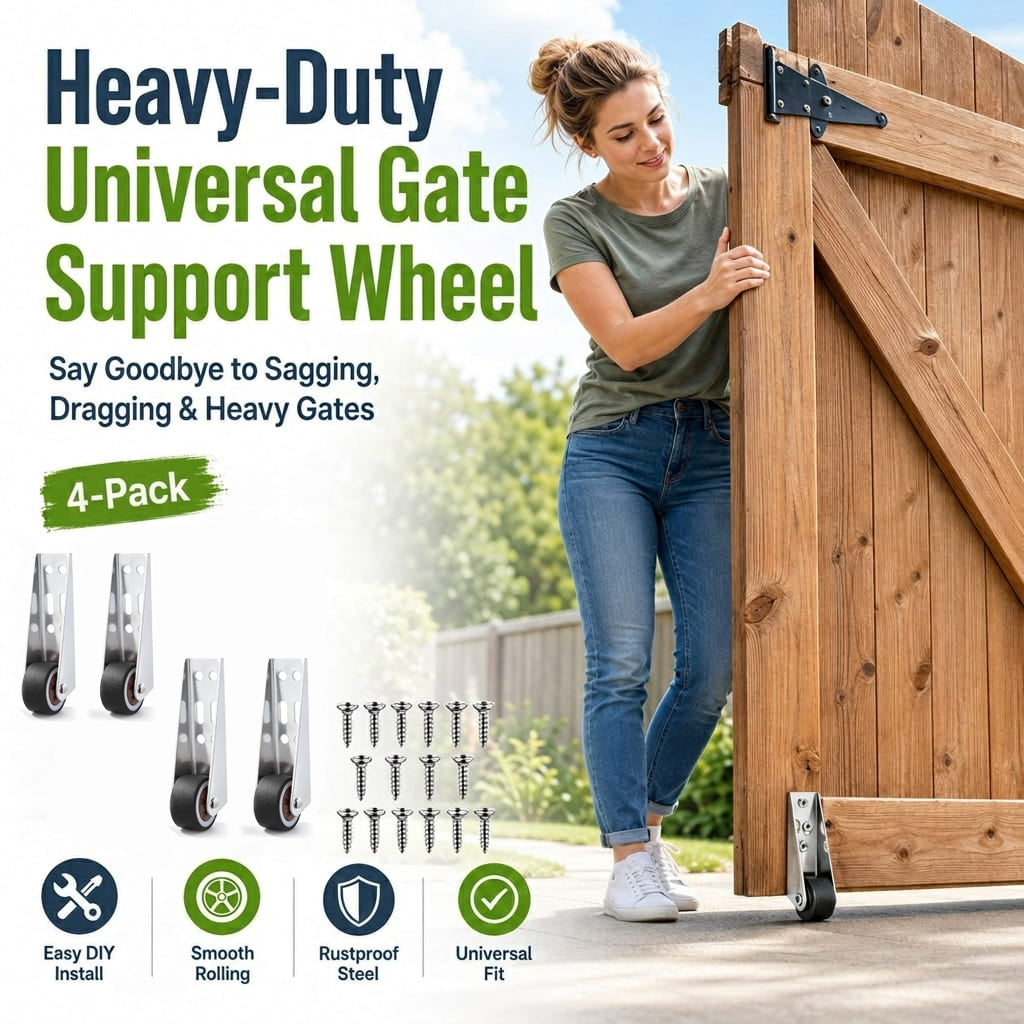 🔧 110LBS Vertical Track Roller – Anti-Wobble Door Guide System