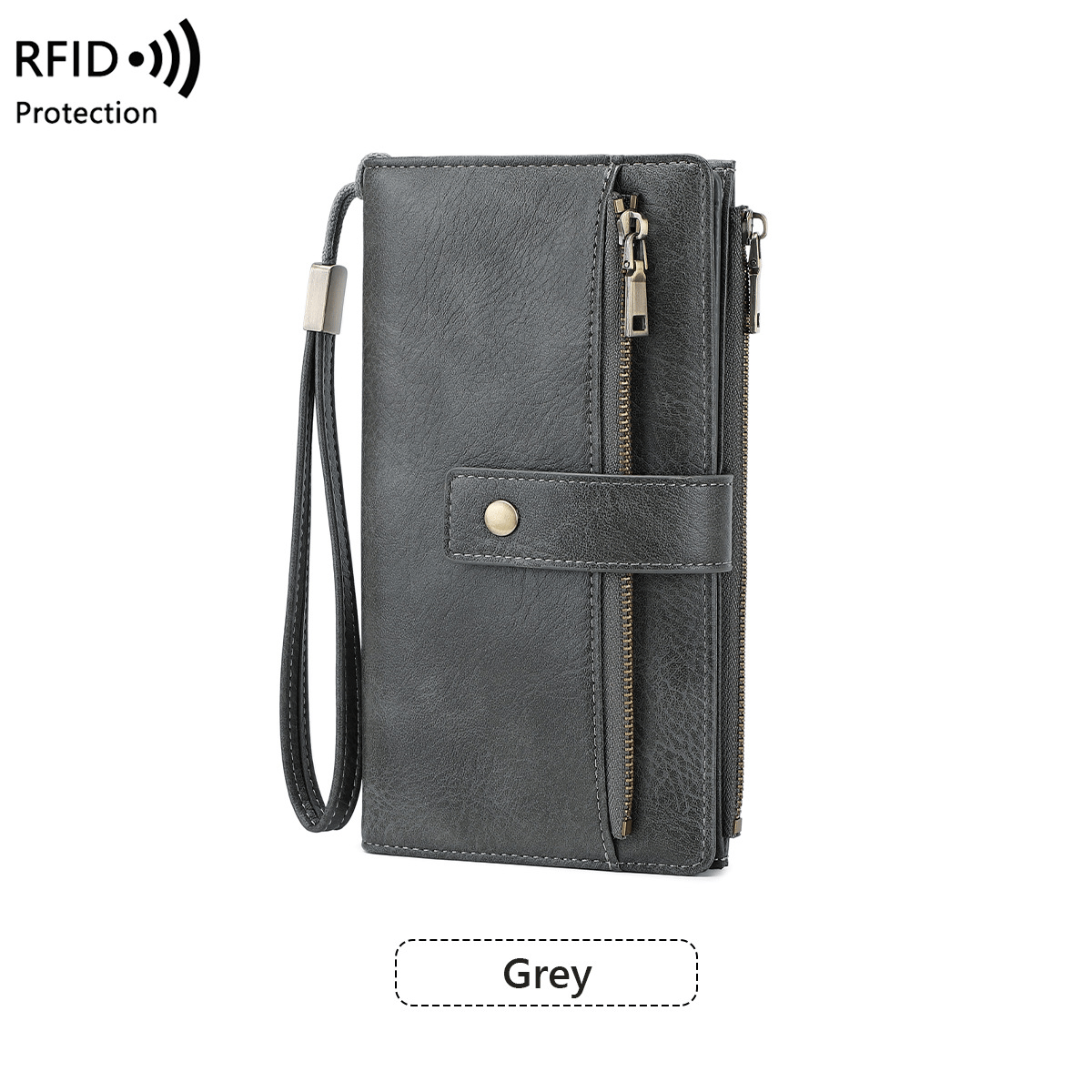 women-s-long-wallet-stylish-clutch-elegant-solid-color-rfid-blocking-leather-wallet-3588