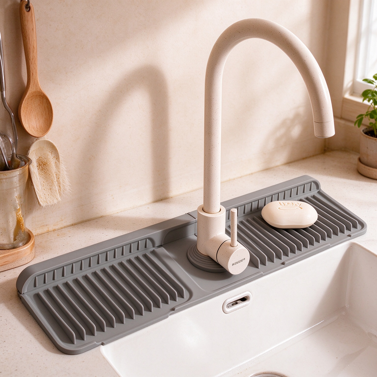 Silicone Faucet Splash Guard Mat