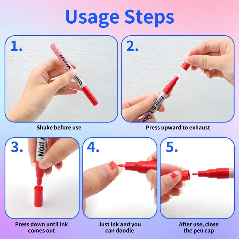 💅 Nail Markers for Nail Art – Easy Creative Designs ✨