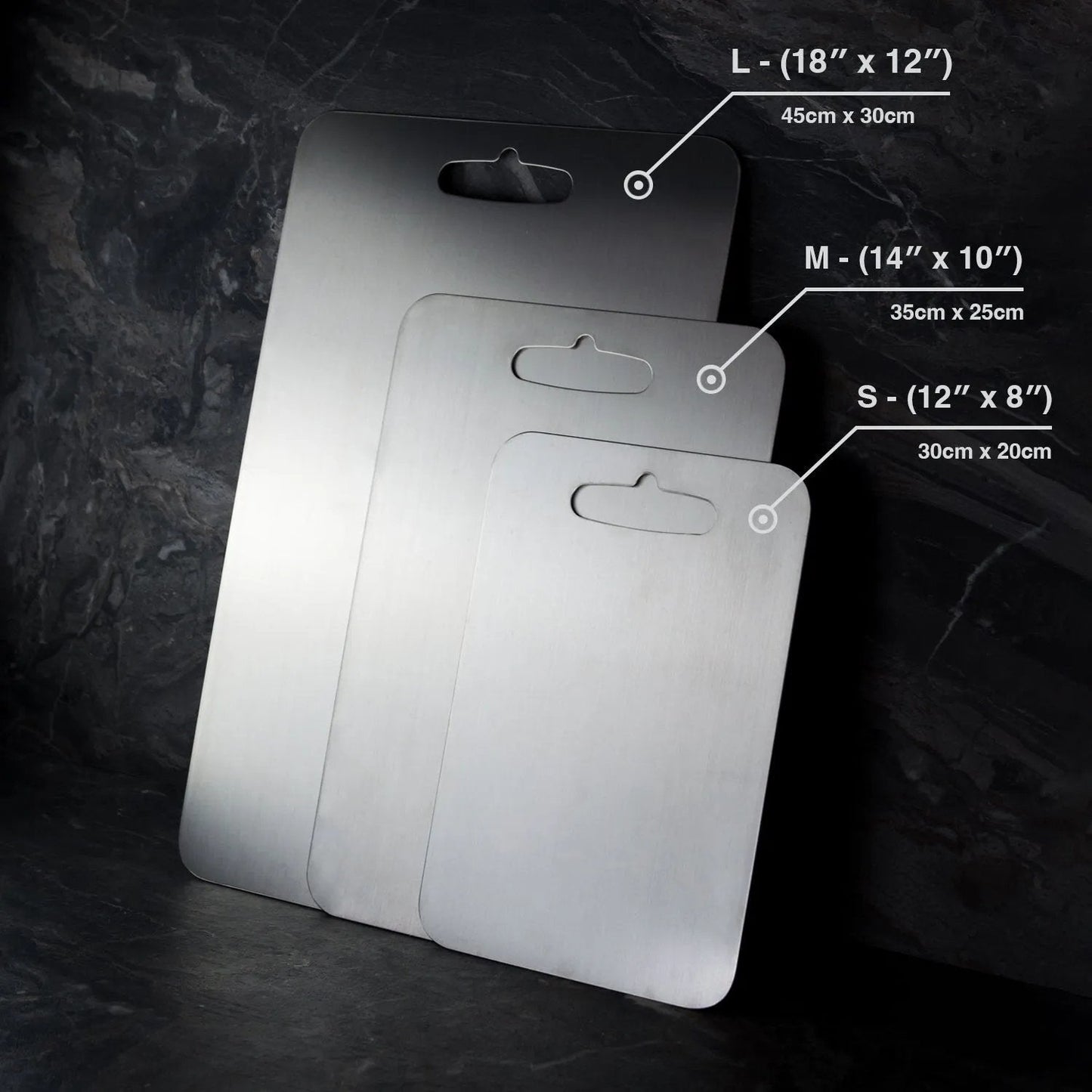 The Pro-Chef Alloy Double Sided Cutting Board
