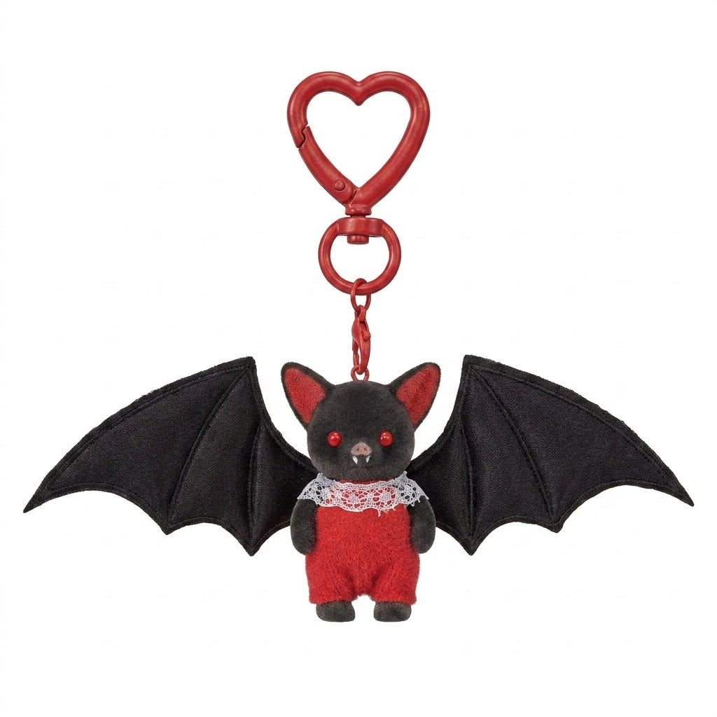 🦇 Cute Black Bat Baby Keychain