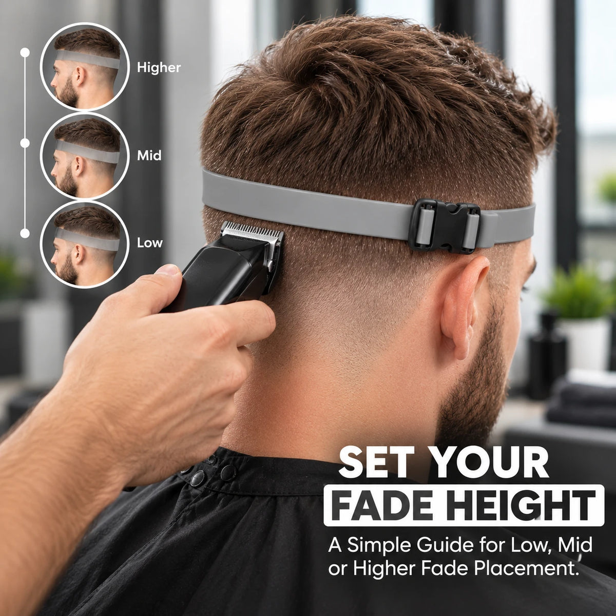 Fade Guide & Blending Kit for DIY Haircuts | 4-Piece