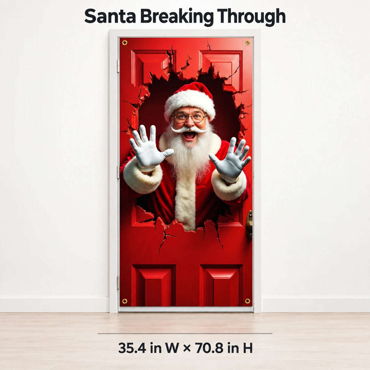 Christmas Door Cover π Instant Holiday Makeover