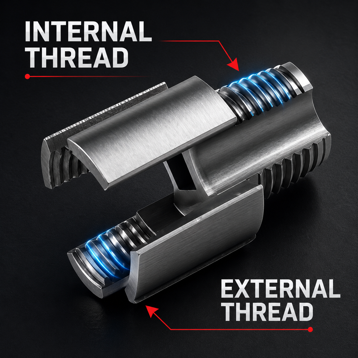 💧2-in-1 Pipe Thread Cutter Kit – 1/2" & 3/4"