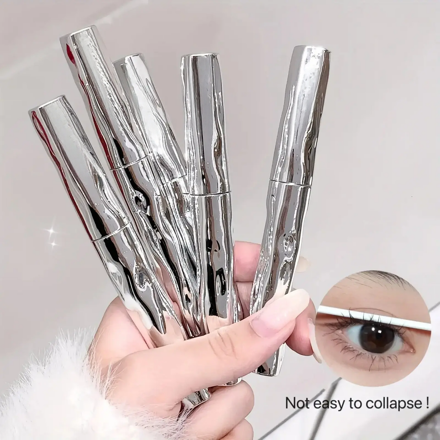 Waterproof Lengthening & Curling Black Mascara