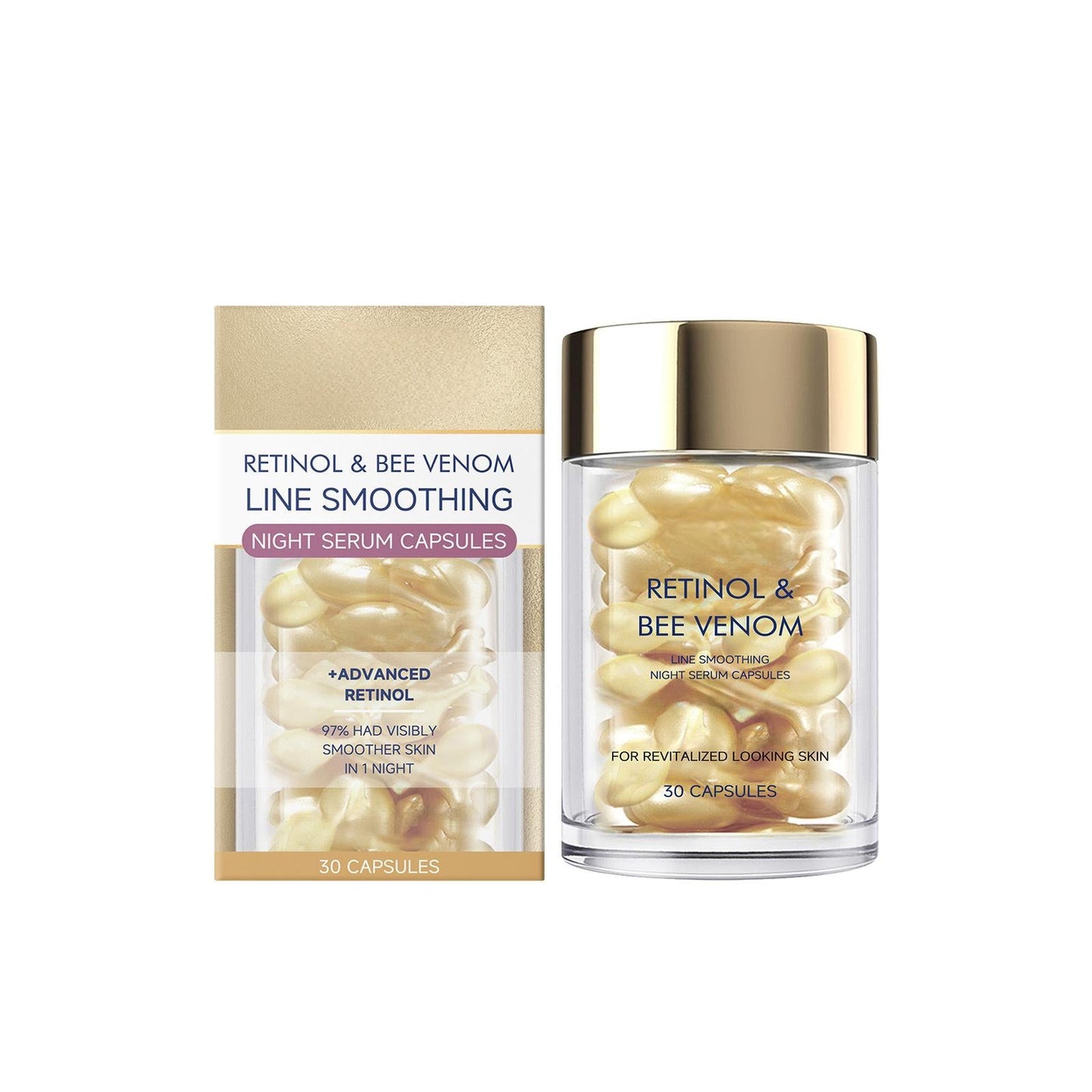 Retinol & Bee Venom Night Serum Capsules