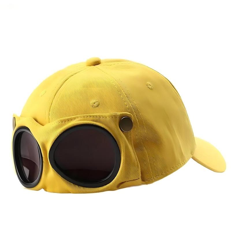 Men's Pilot Goggle Baseball Cap | Vintage Aviator Hat