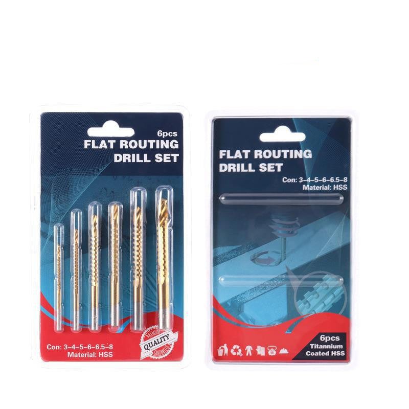 🔥6-Piece Titanium HSS Drill Saw Bit Set 🛠️