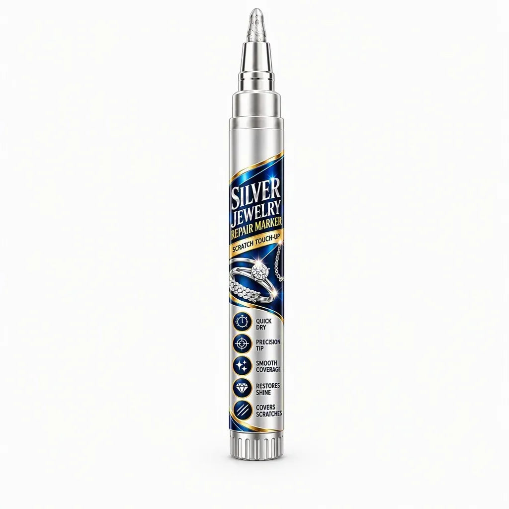 ✨ Silver-Tone Jewelry Touch-Up Pen – Precision Coverage for Minor Scuffs