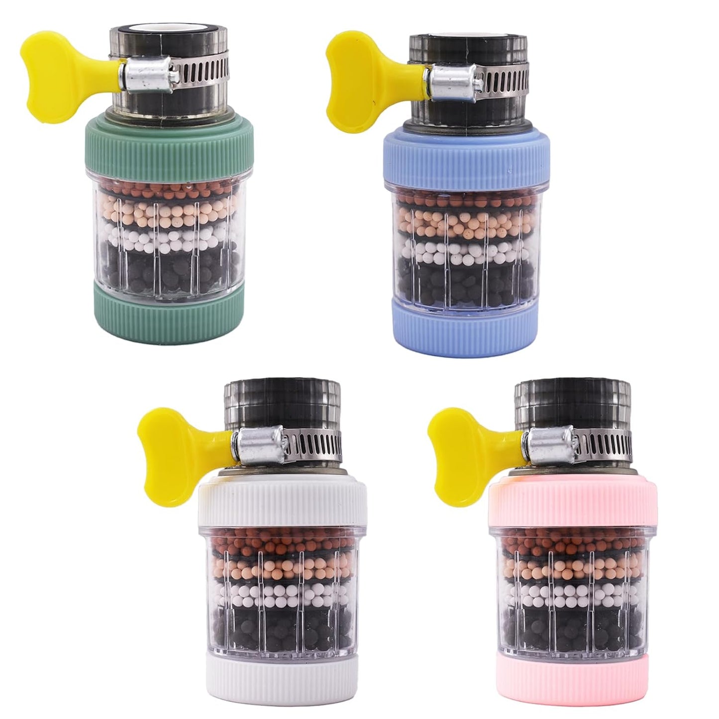 360° Rotating Faucet Water Filter (10 Extra Filters Included) – Anti-Splash Tap Purifier