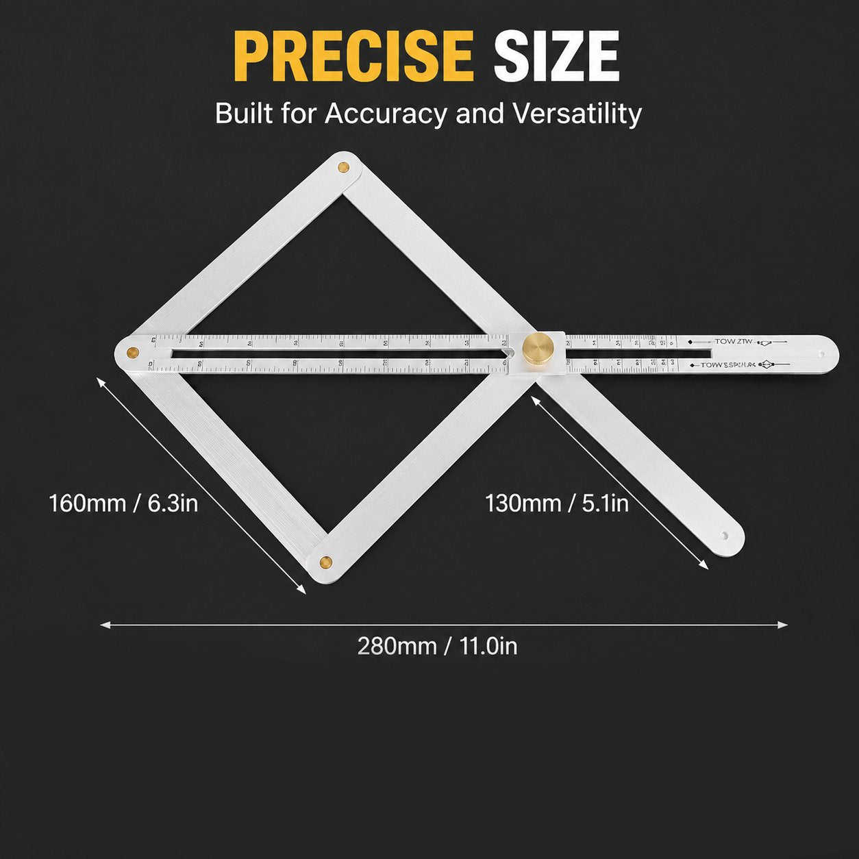 π Adjustable Multi-Angle Finder β Measure Once, Cut Right