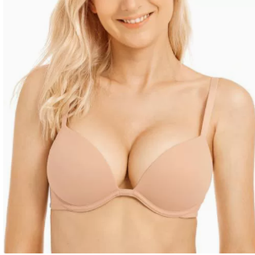 ✨ Deep V Convertible Push-Up Bra 💖
