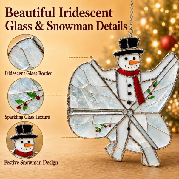 ⭐ The Ultimate Holiday DIY Gift: 3D Iridescent Glass-Style Christmas Suncatcher Ornament Kit 🎄❄️