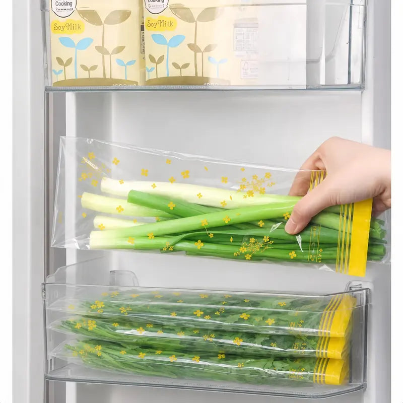 🌿Reusable thickened double-layer food-grade plastic airtight food storage bags