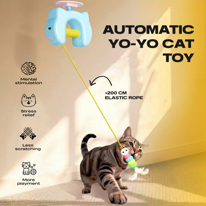 🐱 Automatic Cat Teaser Toy – Endless Fun & Exercise 🎾