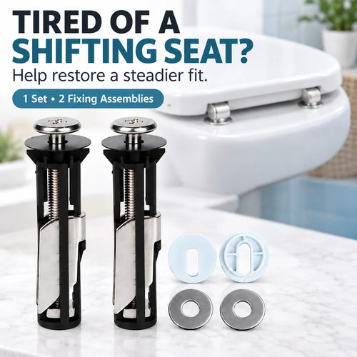 ⚙️Toilet Seat Fixing Kit – Replacement Bolts for a More Secure Seat