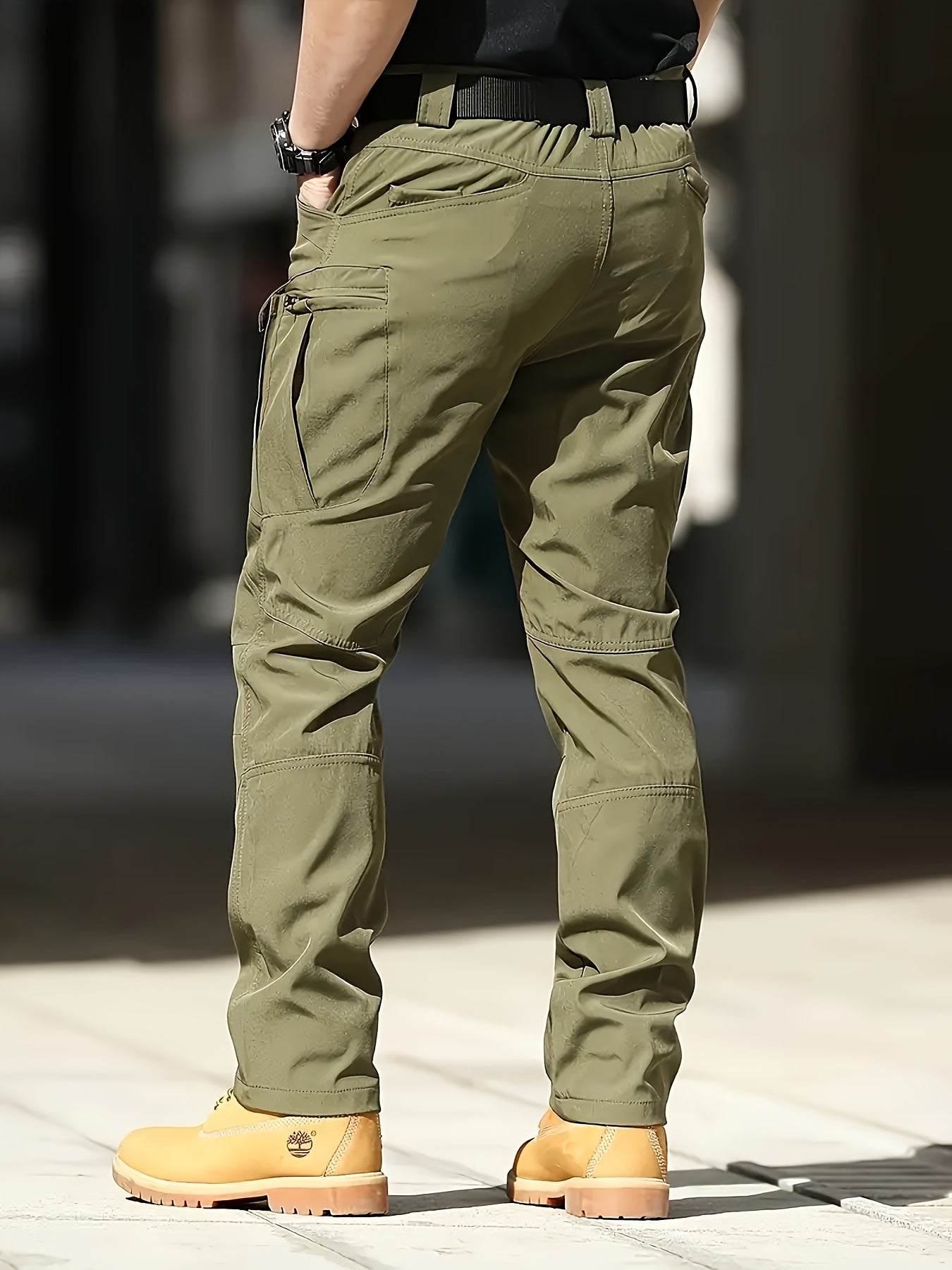Men’s Tactical Pants – Stretch Waterproof Fabric, Durable Cargo Pants