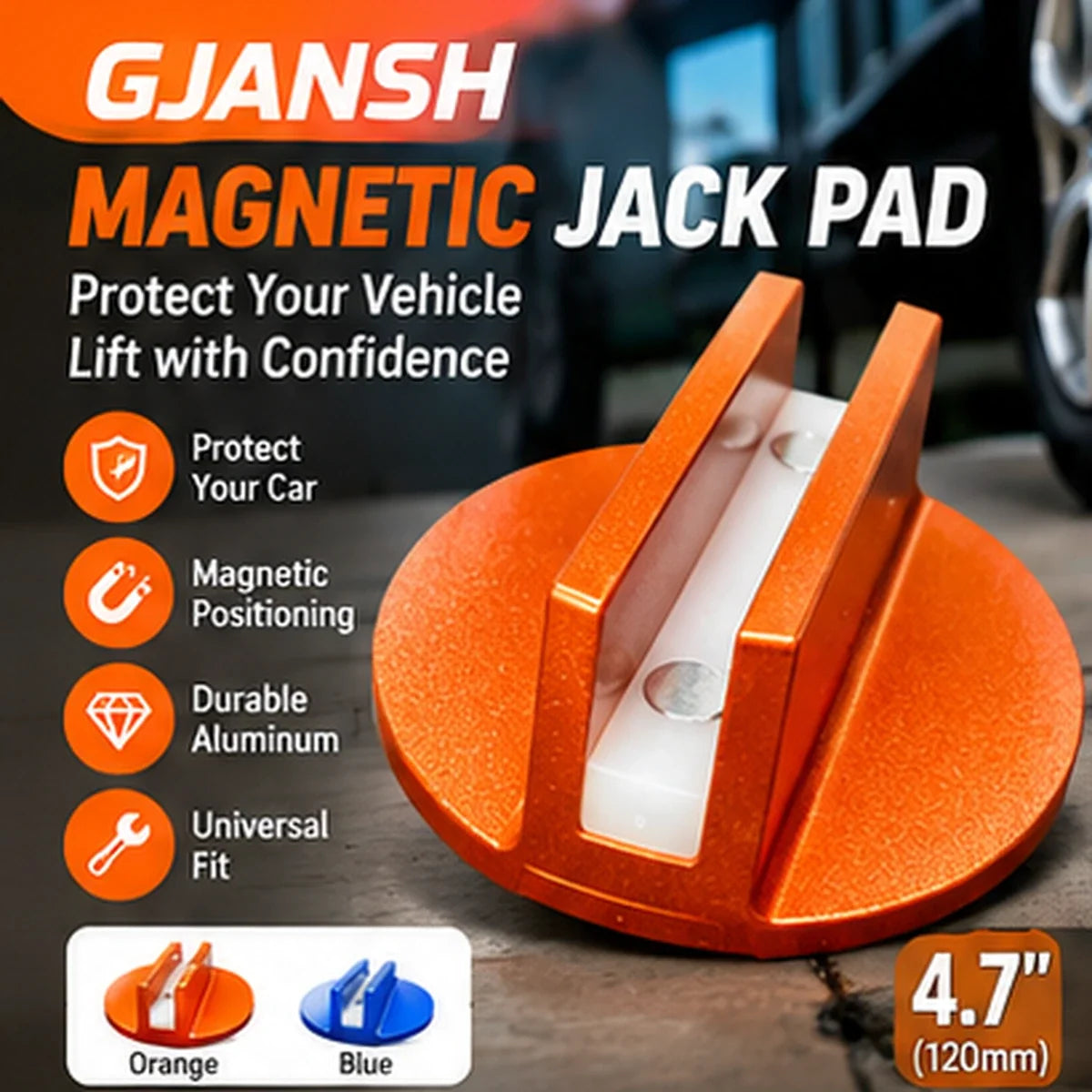 Car jack protection pad