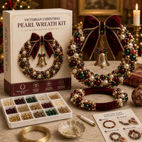 Victorian pearl wreaths