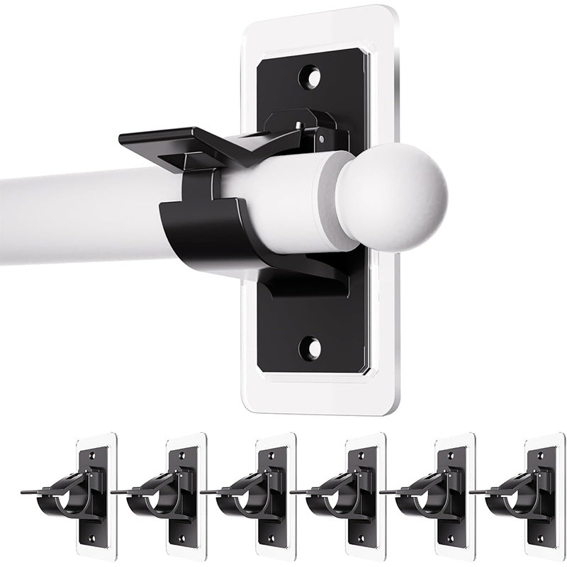 No-Drill Self Adhesive Curtain Rod Brackets