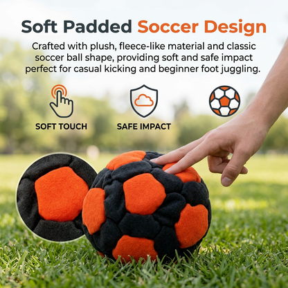Plush Soccer Footbag Hacky Sacks