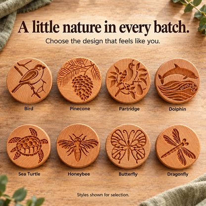 Cozy Impressions – Handcrafted Wooden Cookie Stamp Collection
