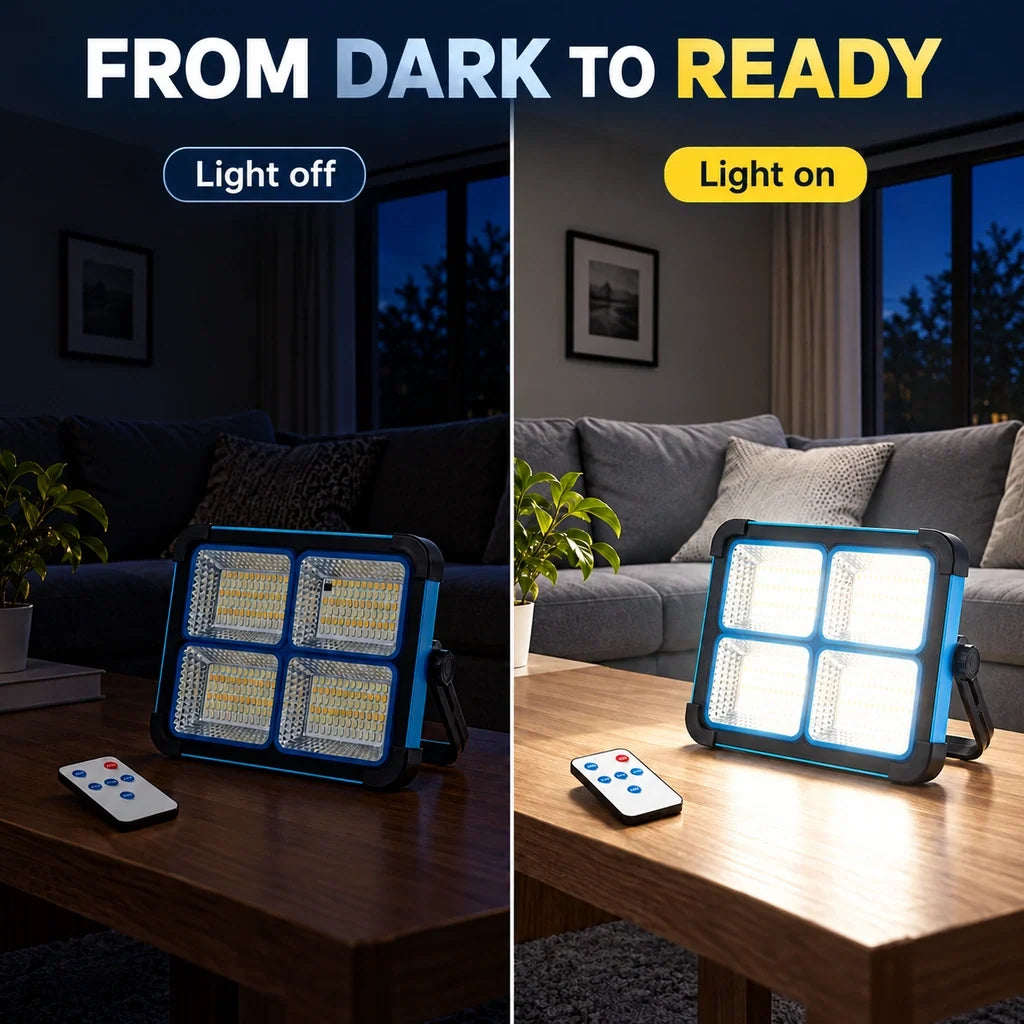 Rechargeable Magnetic LED Work Light with Remote