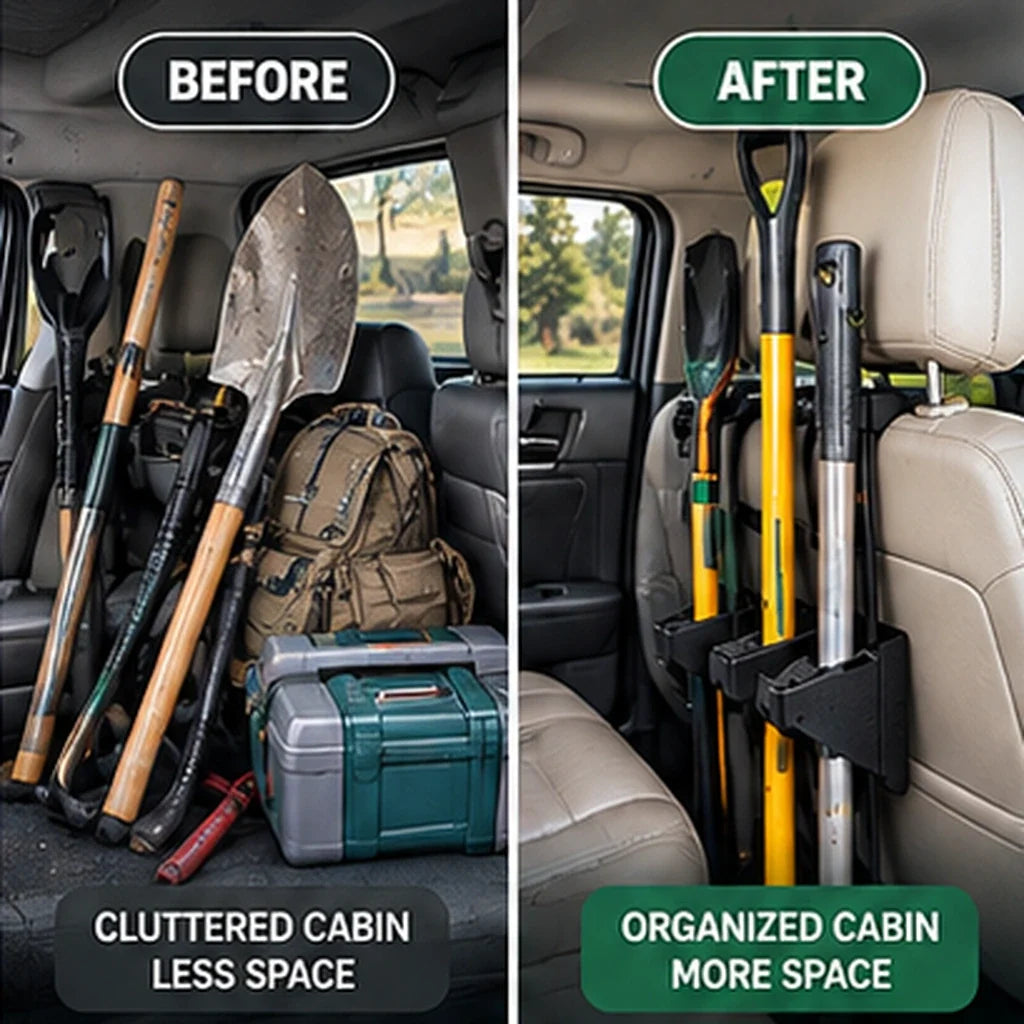 Car Dual-Slot Equipment Storage Rack