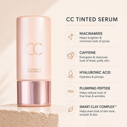 CC Color-Correcting Tinted Serum | Hydrating Skin-Adaptive Foundation