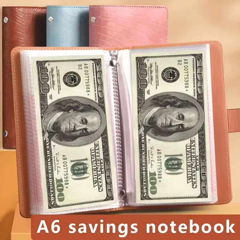 🔒 Secure Your Cash in Style! Lockable A6 Savings Notebook with 3-Digit Combination Lock 💸