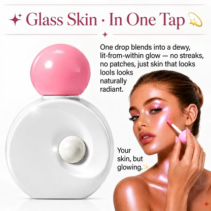 ✨Liquid Glass Skin Highlighter - Pearlescent Dewy Glow Illuminator
