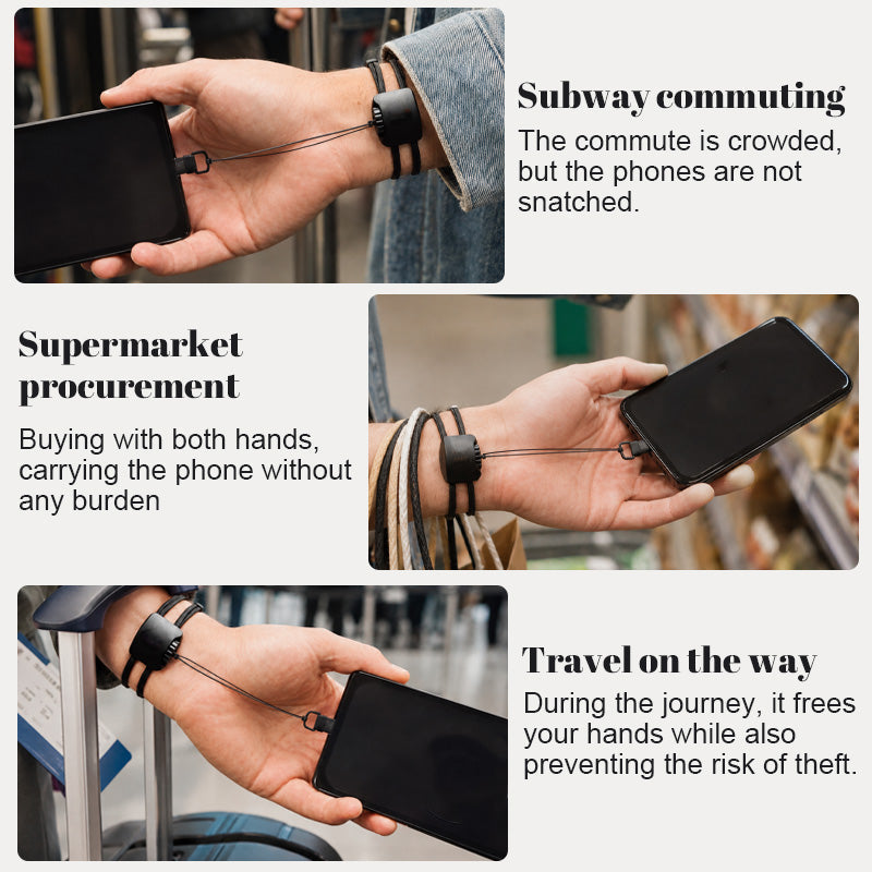 ⭐ The Ultimate Travel & Commute Protection: Anti-Theft & Anti-Drop Phone Wrist Strap 📱🛡️