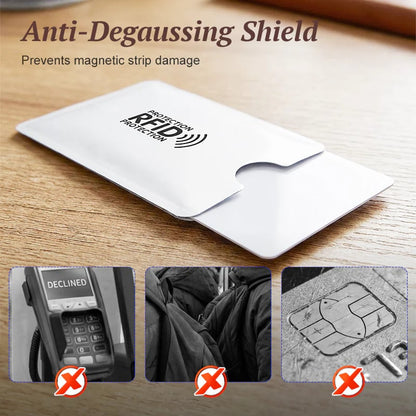 📱RFID Blocking Card Sleeves – 8-Pack Card Protectors🛡️