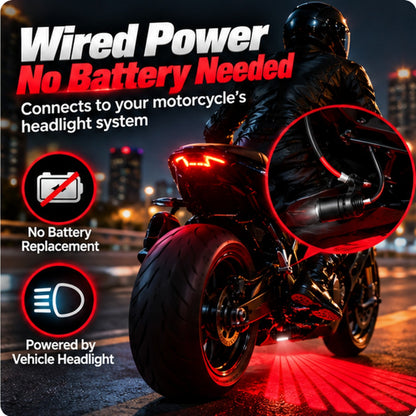 🏍️ Dual Motorcycle Laser Projector Lights