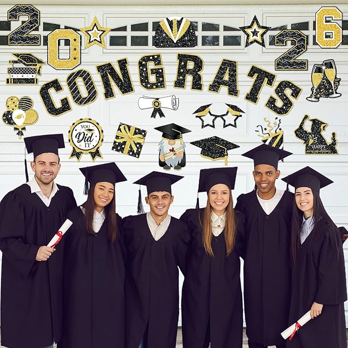 2026 Graduation Car Magnet Decor Set