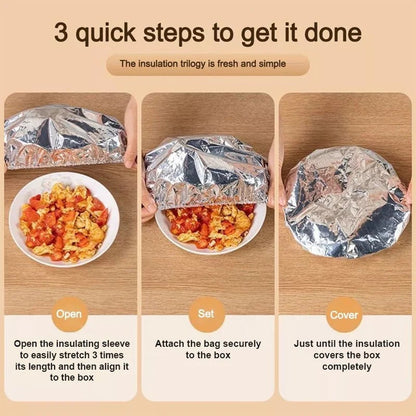 🏠 Reusable Aluminum Foil Insulation Cover – Keep Heat In ❄️