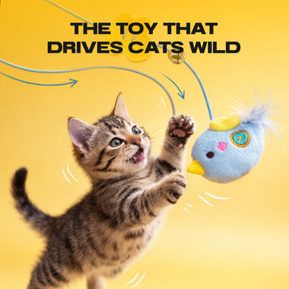 🐱 Automatic Cat Teaser Toy – Endless Fun & Exercise 🎾
