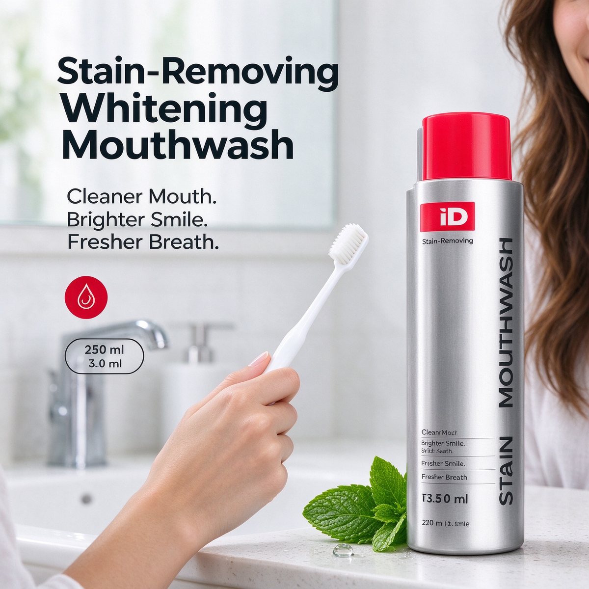 Stain-Removing Whitening Mouthwash