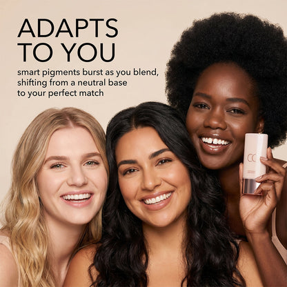 CC Color-Correcting Tinted Serum | Hydrating Skin-Adaptive Foundation