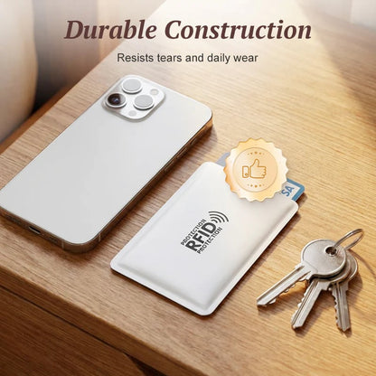 📱RFID Blocking Card Sleeves – 8-Pack Card Protectors🛡️