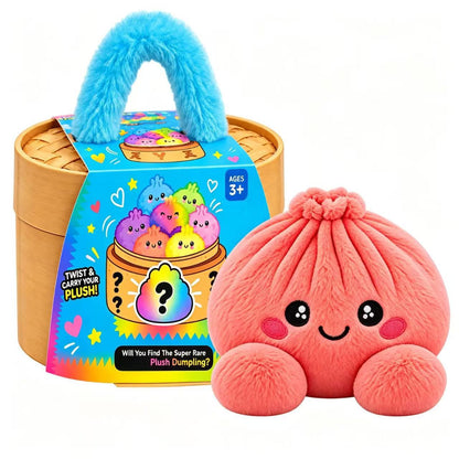 Buy three get one free 🥟Rainbow Dumpling Squishy Toy with Steamer 🌈