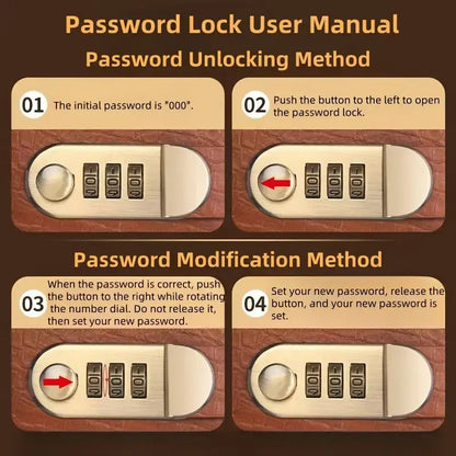 🔒 Secure Your Cash in Style! Lockable A6 Savings Notebook with 3-Digit Combination Lock 💸