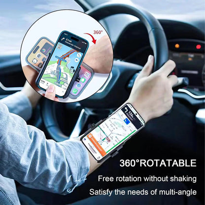 📱 360° Rotating Wrist & Arm Phone Holder – Hands-Free, Secure & Adjustable