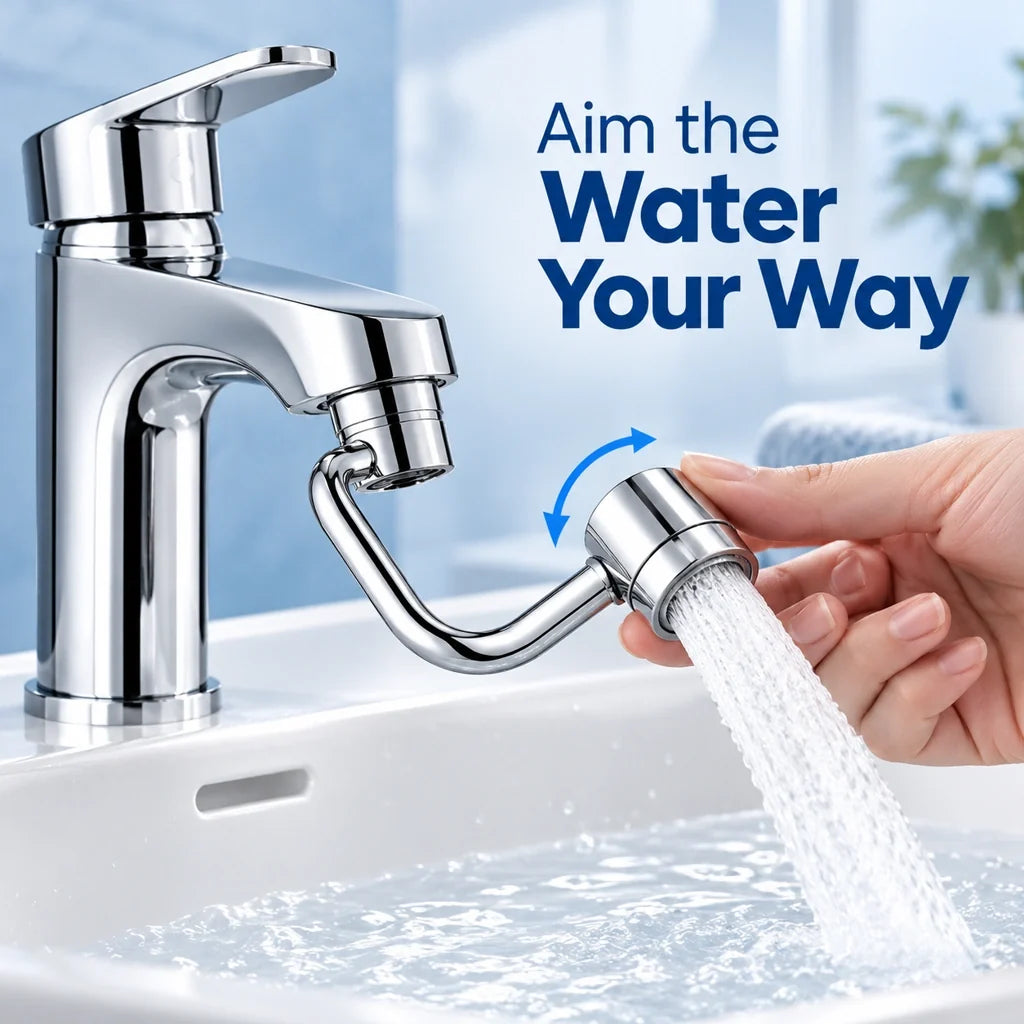 💧1440° Rotatable Faucet Aerator Extension for Toddlers