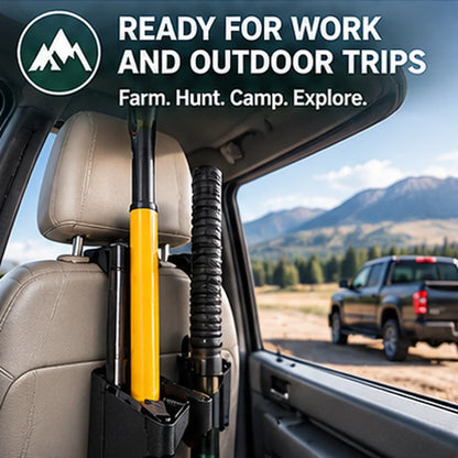 Car Dual-Slot Equipment Storage Rack