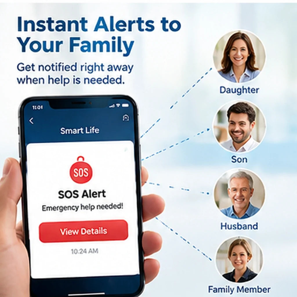 Smart emergency help bracelet for the elderly